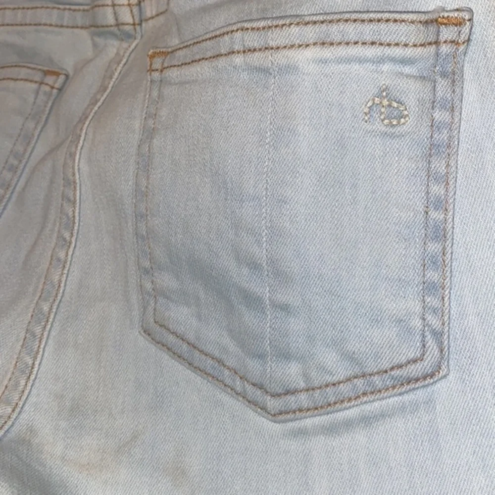 rag & bone Skinny Jeans.Blue . Lots stretch. Size25, light blue